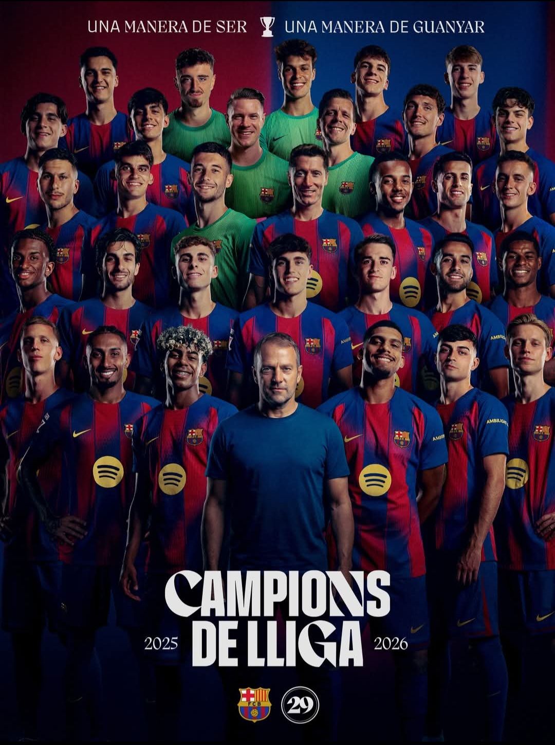 دوري لا ليغا: برشلونة يحتفظ بالصدارة بعد فوزه على ريال مدريد ويتوج بلقبه التاسع والعشرين