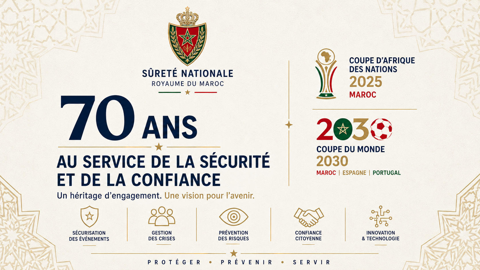 70 ans de la DGSN : le modèle marocain de sécurité s’impose sur la scène internationale