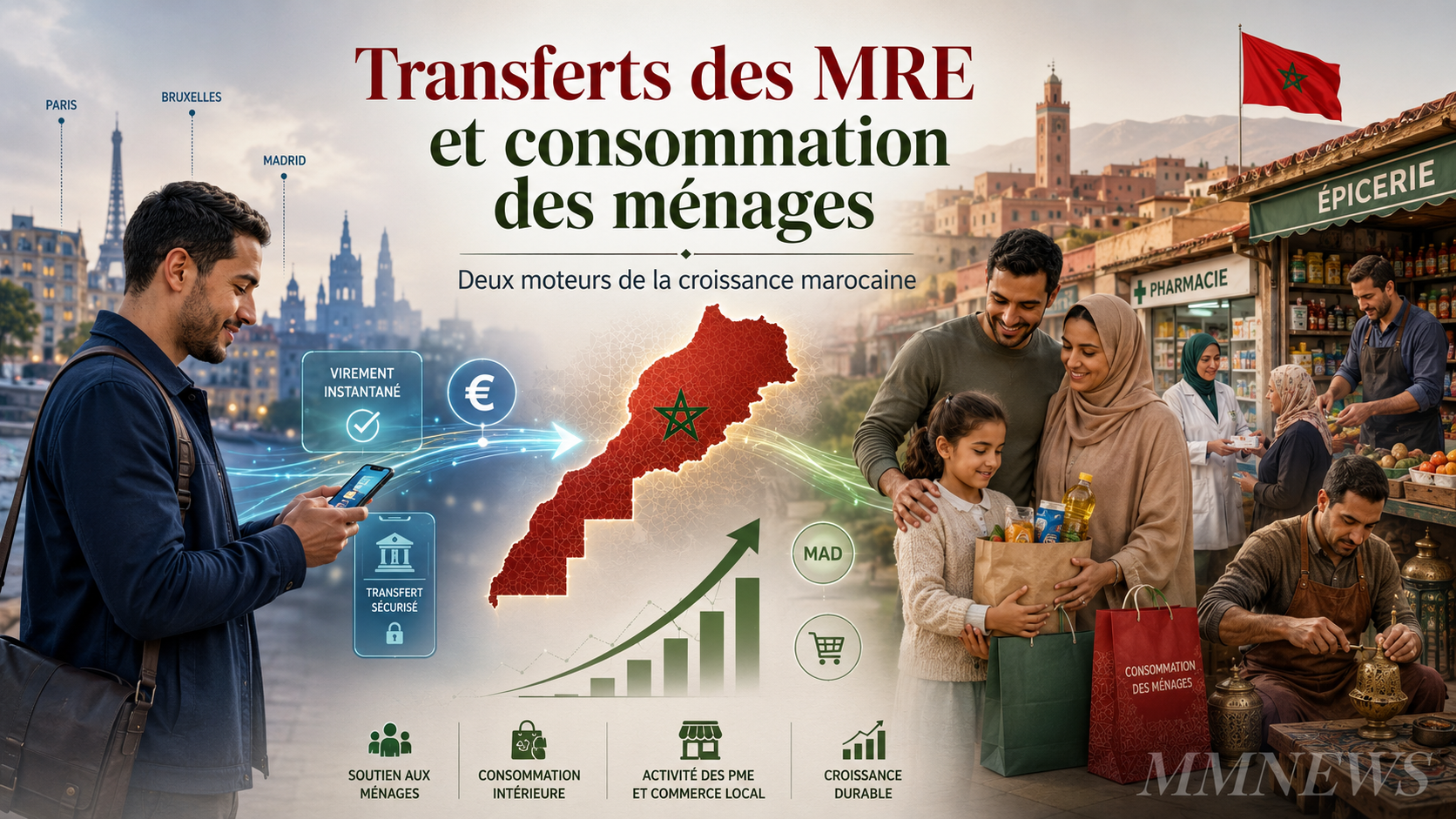Les MRE, moteur discret mais essentiel de la croissance marocaine