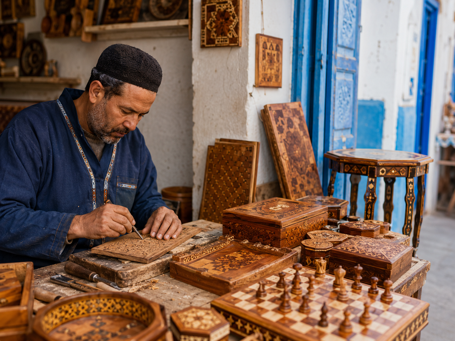 Panorama MM News — À Essaouira, le bois de thuya raconte l’élégance discrète du Maroc
