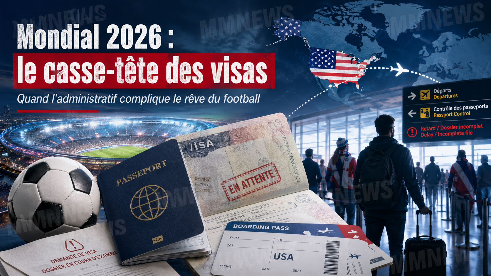 Mondial 2026 : le casse-tête des visas s’invite dans la préparation des équipes