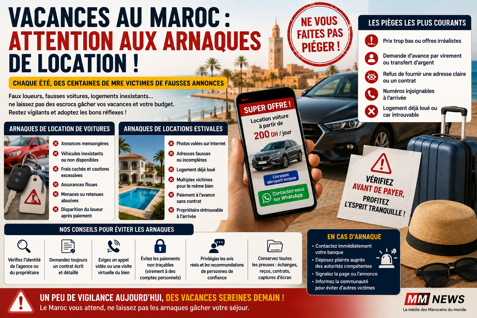 Vacances au Maroc : quand les arnaques à la location ciblent les MRE